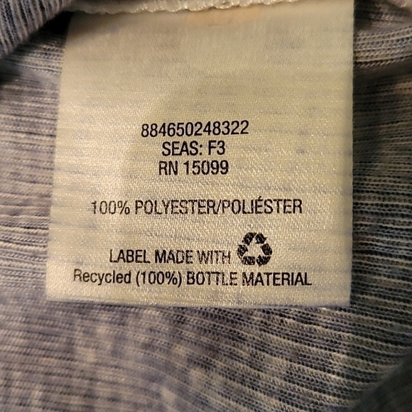 3/$30 LAURA SCOTT Gray Geometric Tribal Mandala Pattern V-Neck Blouse - Picture 7 of 9